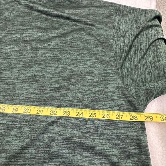 Majestic 3XL Oakland Athletics Cool Base‎ Polo Tee Green Marl MLB A's Baseball - Picture 7 of 8